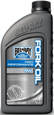 Tlumičový olej Bel-Ray 99300-B1LW HIGH PERFORMANCE FORK OIL 5W 1l