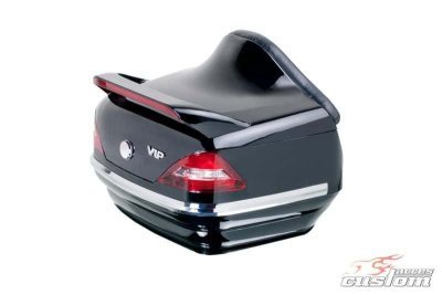 Vrchní kufr na motorku CUSTOMACCES MERCEDES MT0005N černý