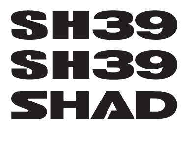 Samolepky SHAD D1B39ETR pro SH39