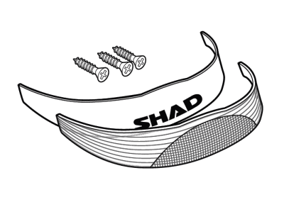 Reflexní prvky SHAD D1B291CAR bílá pro SH29