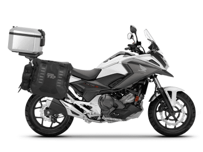 Kompletní sada sedlových brašen SHAD 130.kitTR40big55-31 TERRA TR40 a hliníkového 55L topcase, včetně montážní sady SHAD HONDA NC 750 X