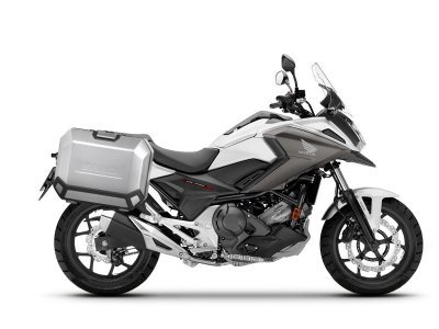 Kompletní sada bočních hliníkových kufrů SHAD 130.kitTERRAside-32 TERRA 47L/47L, včetně montážní sady SHAD HONDA NC 750 X