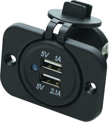Compass zásuvka 2x USB 2,1A