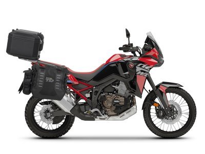 Kompletní sada sedlových brašen SHAD 130.kitTR40big55-3B TERRA TR40 a černého hliníkového 55L topcase, včetně montážní sady SHAD HONDA CRF 1100 Africa Twin