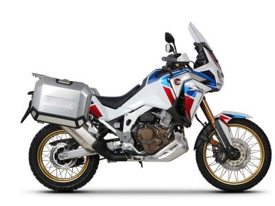 Kompletní sada bočních hliníkových kufrů SHAD 130.kitTERRAside-3 TERRA 36L/47L, včetně montážní sady SHAD HONDA CRF 1100 Africa Twin