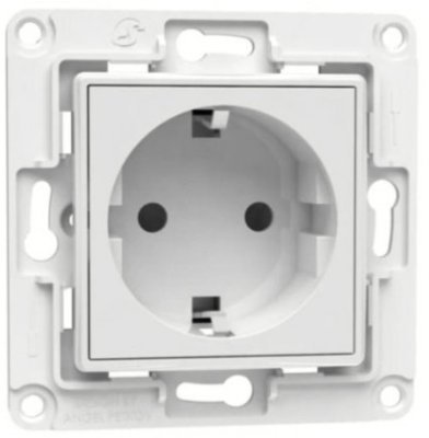 Shelly Wall Socket EU - zásuvka pro inteligentní relé, bílá