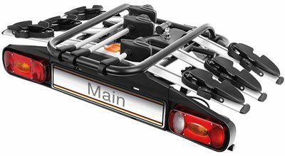 Nosič na tažné zařízení na 3 kola / elektrokola AROSO Main 3 Silver, sklopný