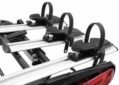 Nosič na tažné zařízení na 3 kola / elektrokola AROSO Main 3 Silver, sklopný