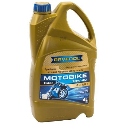Motorový olej Ravenol Motobike Ester 4T 10W-40, 4L