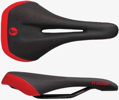 SDG Allure V2 Lux - sedlo, červená