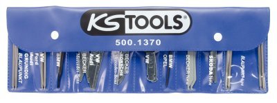 Souprava pro montáž a demontáž rádia/navigačního systému, 18dílná KS TOOLS 500.1370
