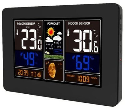 Solight meteostanice, velký barevný LCD displej, teplota, vlhkost, tlak