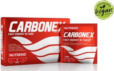 Nutrend CARBONEX energy sport tablets, obsahuje 12 tablet