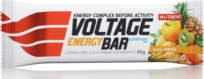 Nutrend Tyčinka VOLTAGE ENERGY BAR 65g exotic