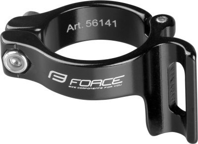 Objímka přesmyku na rám 31,8 mm Al, černá