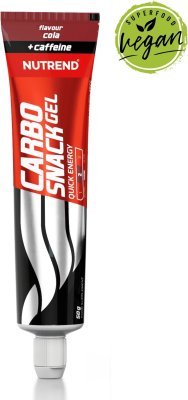 Nutrend CARBOSNACK gel, tuba, cola s kofeinem, box, 12x50g