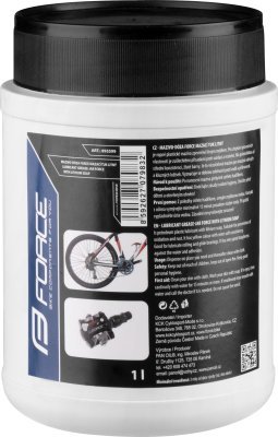Mazivo-dóza FORCE mazací tuk litný, žlutý,1l