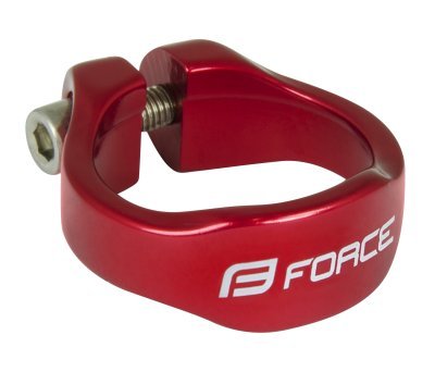 Objímka sedlovky FORCE na inbus 31,8mm Al, červená