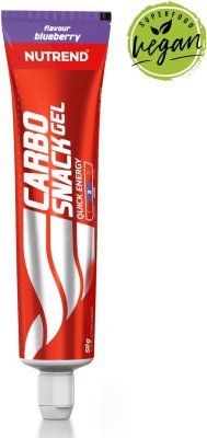 Nutrend CARBOSNACK gel, tuba, borůvka, box, 12x50g