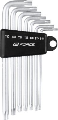 Sada 7 torx klíčů FORCE PROFI T10 - 40, v držáku