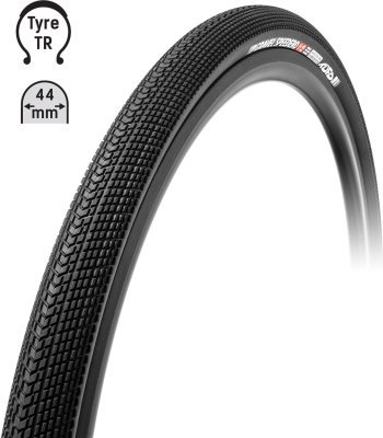Plášť TUFO Gravel SPEEDERO 700x44c, bezduš. Črn
