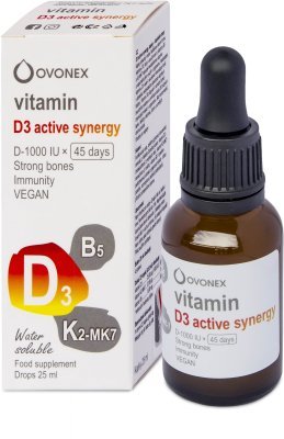 Kapky Vitamin D3 active synergy 25ml