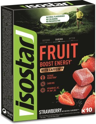 ISOSTAR ENERGY FRUIT BOOST želé 10x10g jahoda