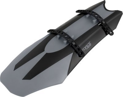 Blatník FORCE TROW pod rám + gumový úchyt, čer-šed