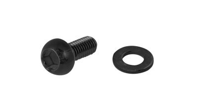 Šroub košíku M5 x12 mm inbus, Fe, černý