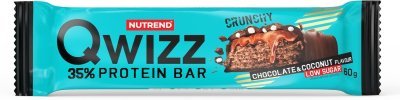 Nutrend Tyčinka QWIZZ 35% PROTEIN BAR, 60 g, čok.+kokos