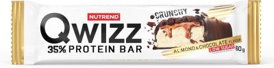 Nutrend Tyčinka QWIZZ 35% PROTEIN BAR, 60 g, mandle+čok.
