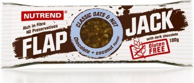 Nutrend Tyčinka FLAPJACK 100g čokoláda+kokos s h.čokoládou