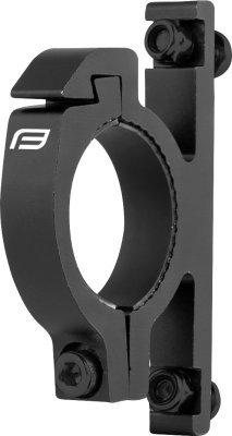 Držák košíku na řídítka Ø 31.8 mm, Al, černý