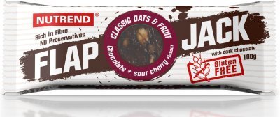 Nutrend Tyčinka FLAPJACK 100g čokoláda+višeň s h.čokoládou