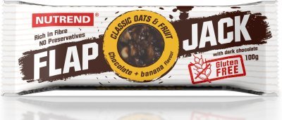 Nutrend Tyčinka FLAPJACK 100g čokoláda+banán s h.čokoládou