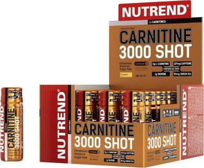 Nutrend CARNITINE 3000 SHOT,box-20 lahviček á 60ml, ananas