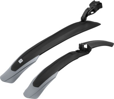 Blatníky FORCE WARD, 24"- 29" plast, černo-šedé