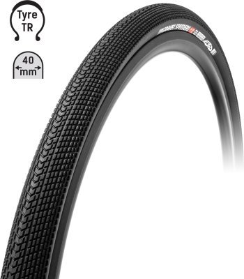 Plášť TUFO Gravel SPEEDERO 700x40c, bezduš. Črn