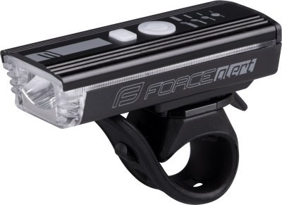 Světlo přední FORCE ALERT 350LM USB, černé