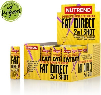 Nutrend FAT DIRECT SHOT, box - 20 lahviček á 60ml