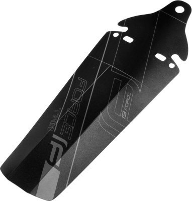 Blatník FORCE TRIS pod sedlo, plast, černý