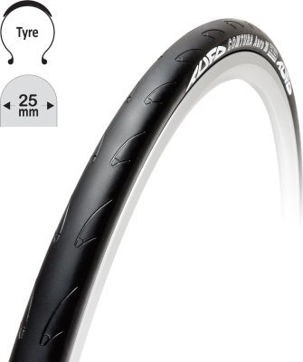 Plášť TUFO Comtura Aero 25 700x25c, kevlar, černý