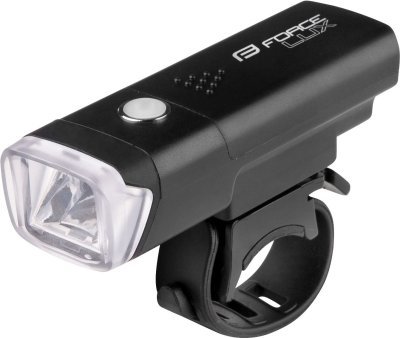 Světlo přední FORCE LUX 100LM baterie, černé