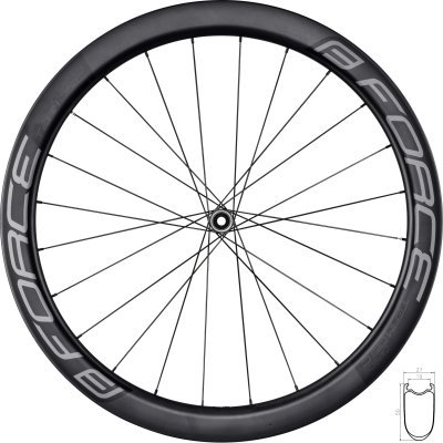 Kolo přední siln. F.TEAM SP KARBON DISC 50 plášť.