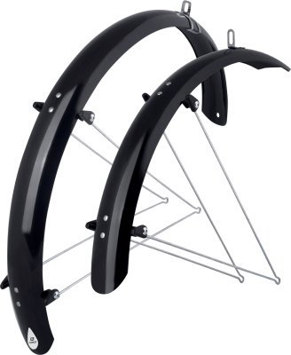Blatníky FORCE 58 Aluflex 24" + vzpěry, černé