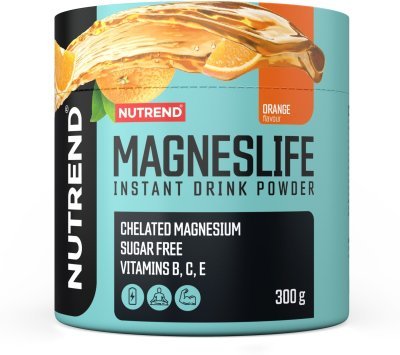 Nutrend MAGNESLIFE INSTANT DRINK POWDER 300 g pomeranč