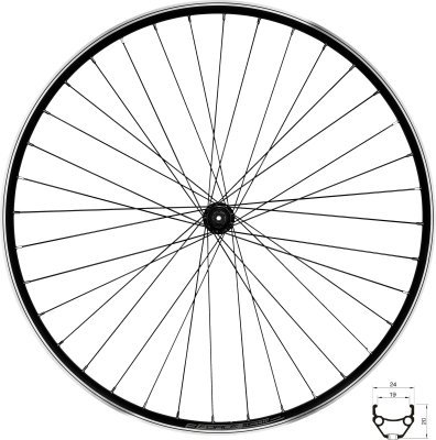 Kolo přední FORCE CLASSIC 622x19 "V" HBTX500  36d