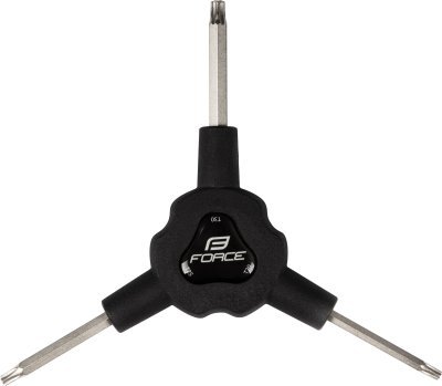 Klíč Y torx FORCE trojstranný T20/ T25/ T30 černý
