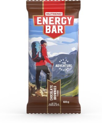 Nutrend Tyčinka ENERGY BAR, 60g, čokoládové brownies