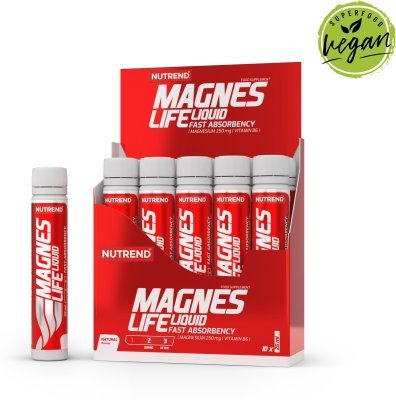 Nutrend MAGNESLIFE Liquid 10x 25ml box, natural